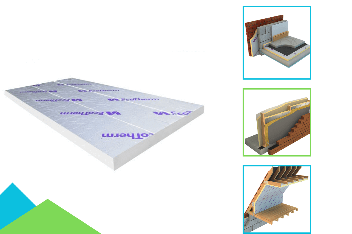 EcoTherm Eco-Versal PIR Insulation Board 2400mm x 1200mm