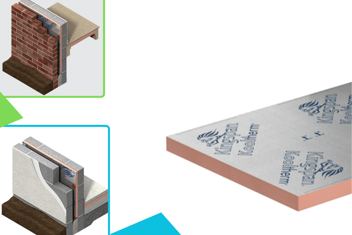 Kingspan Kooltherm K108 Phenolic Cavity Board Wall Insulation