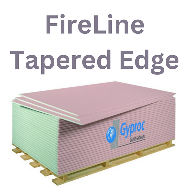 Gyproc FireLine Board Tapered Edge Plasterboard 2400mm x 1200mm