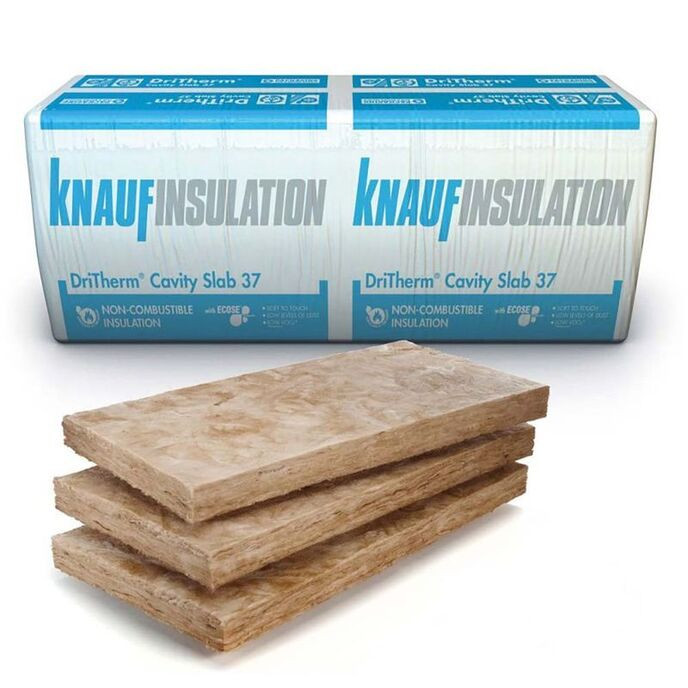 Knauf DriTherm Cavity Slab 37 - Glass Mineral Wool Cavity Insulation