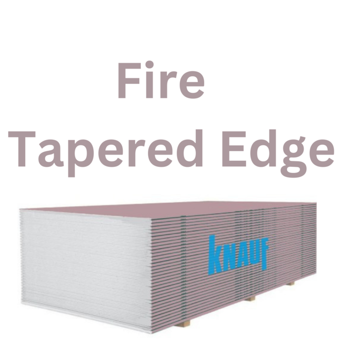 Knauf Fire Panel Tapered Edge Plasterboard 2400mm x 1200mm